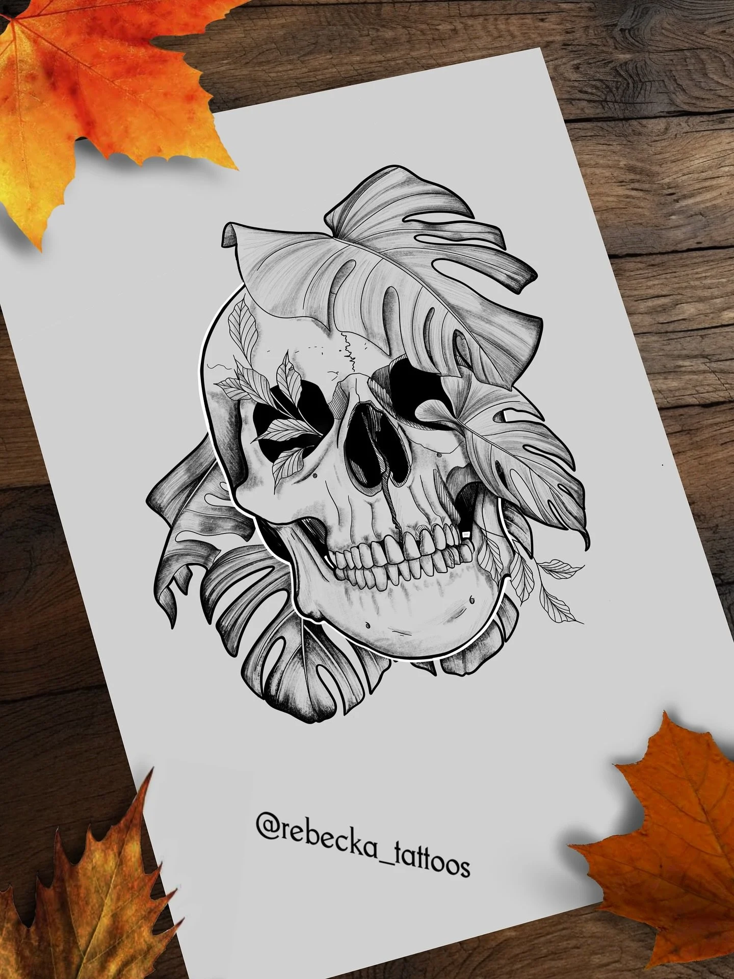 Monsterra and skull design available 

#skull #manchester #uk #uktattooartist #manchestertattooartist #skulltattoo