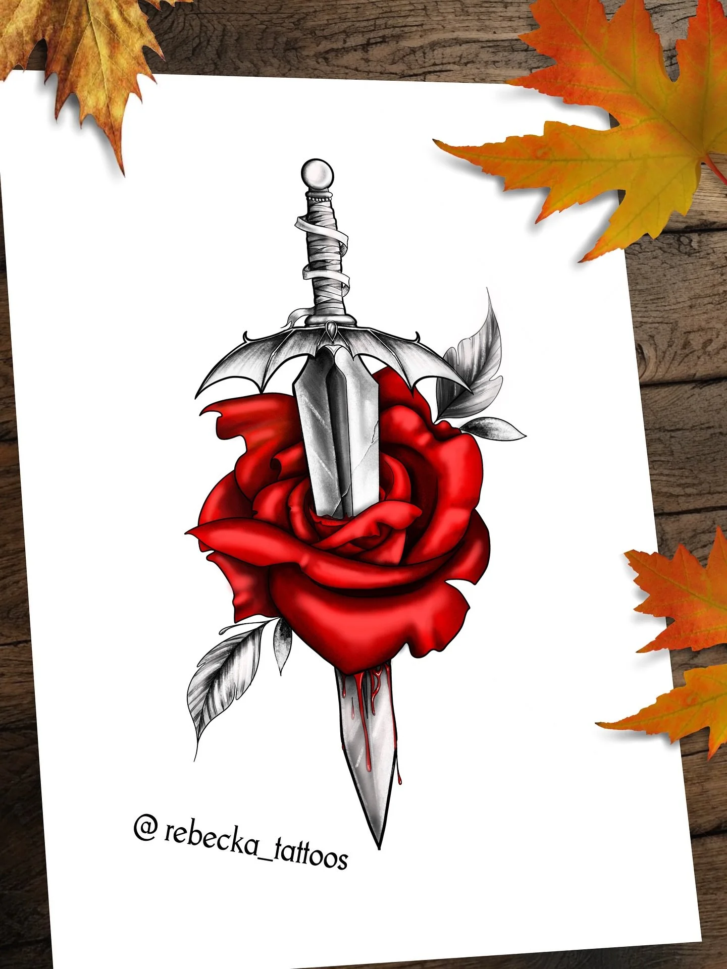 Tattoo design available
Bleeding rose
#tattoo #manchester #manchestertattooartist #tattoodesign #rose #dagger