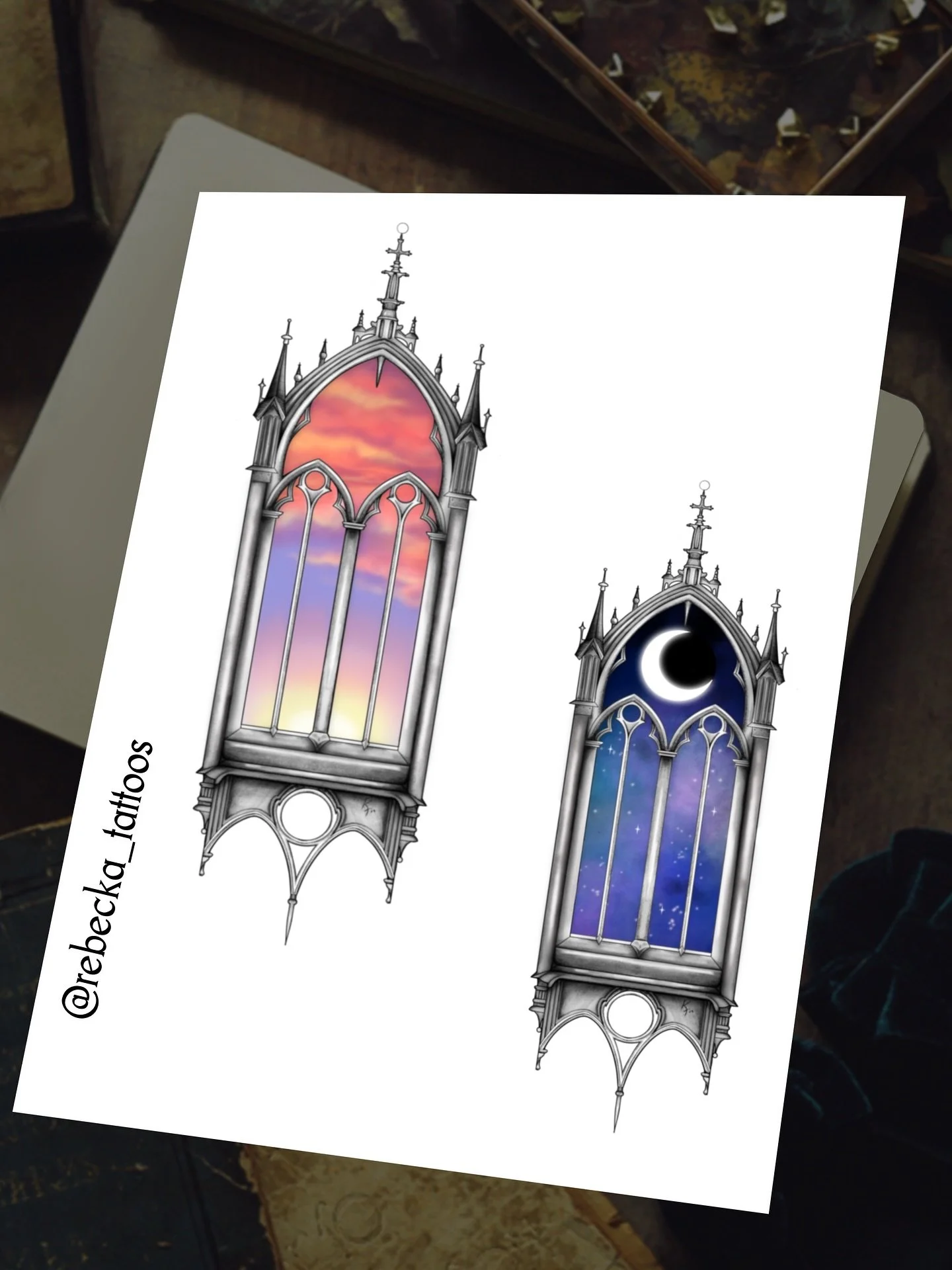 Gothic window flash, black and grey or colour available.
Swipe to see more.
#manchester #tattoo #tattooartist #manchestertatooshop #gothicwindowtattoo #alt #goth #tattooshop