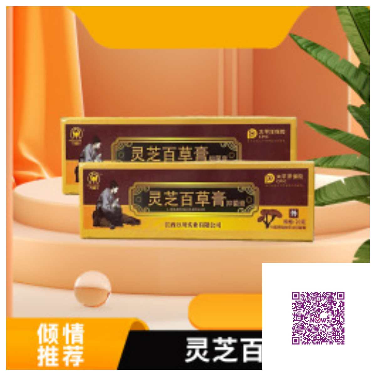 灵芝百草膏 Lingzhi Baicao Cream (3支pieces)