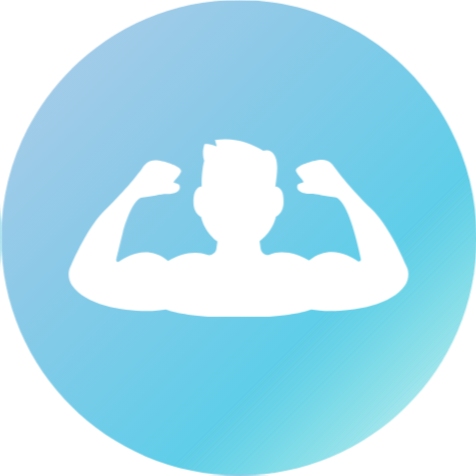 Geometric drawing of an outline square with sections divided by vertical, horizontal, and circle lines.