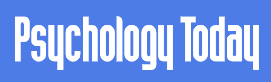 Psychology Today logo with blue background and white text