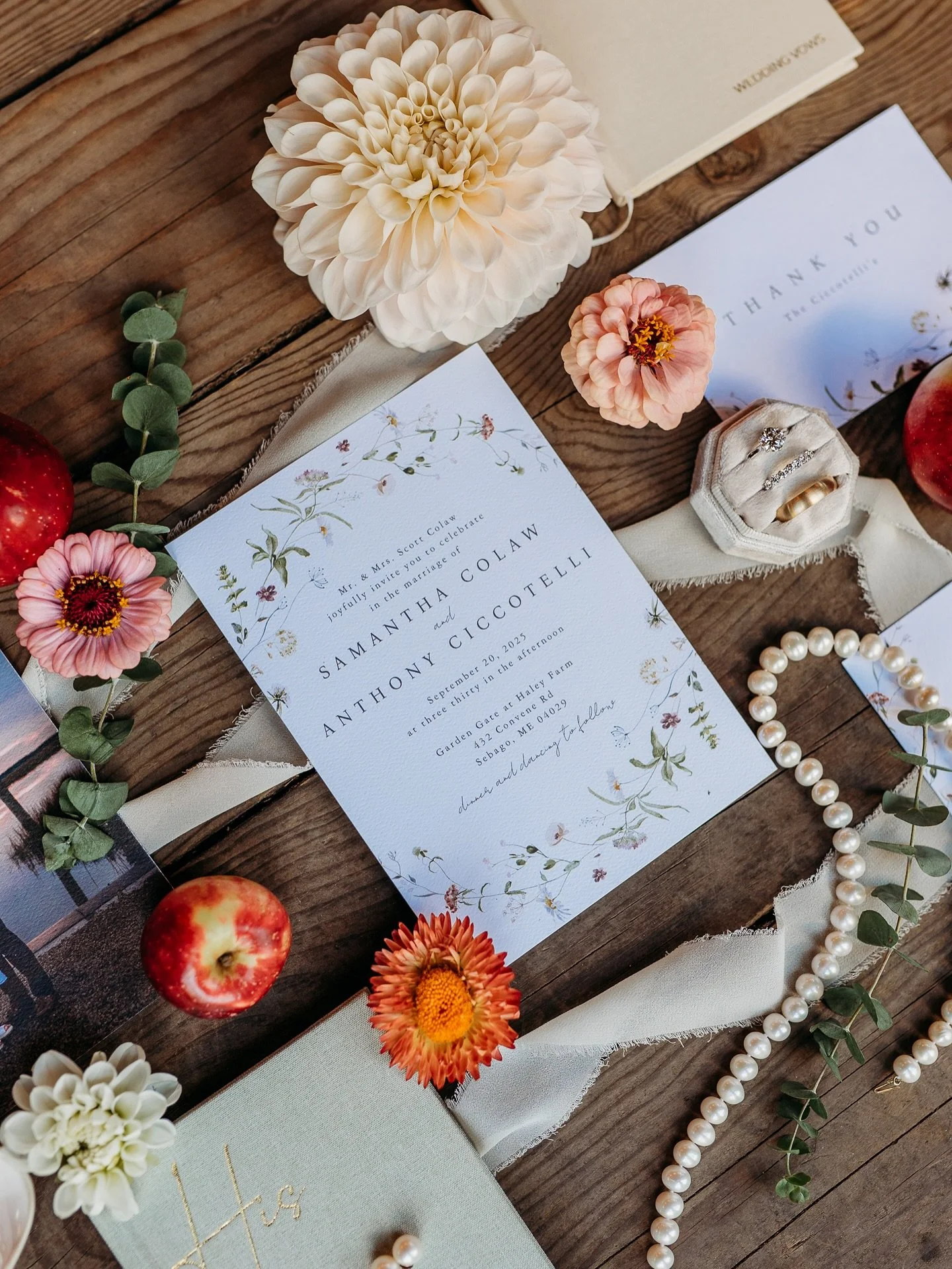 Details on a Monday &hearts;️ and a moment of adoration for dahlia season 

Dream Team: 
Photography: @alittleheartphoto 
Venue: @gardengatemaine @gardengateathaleyfarm 
HMUA: @marissaannartistry 
Gown: @vows_bridepower 
Dessert: @nothingbakeslikeapa