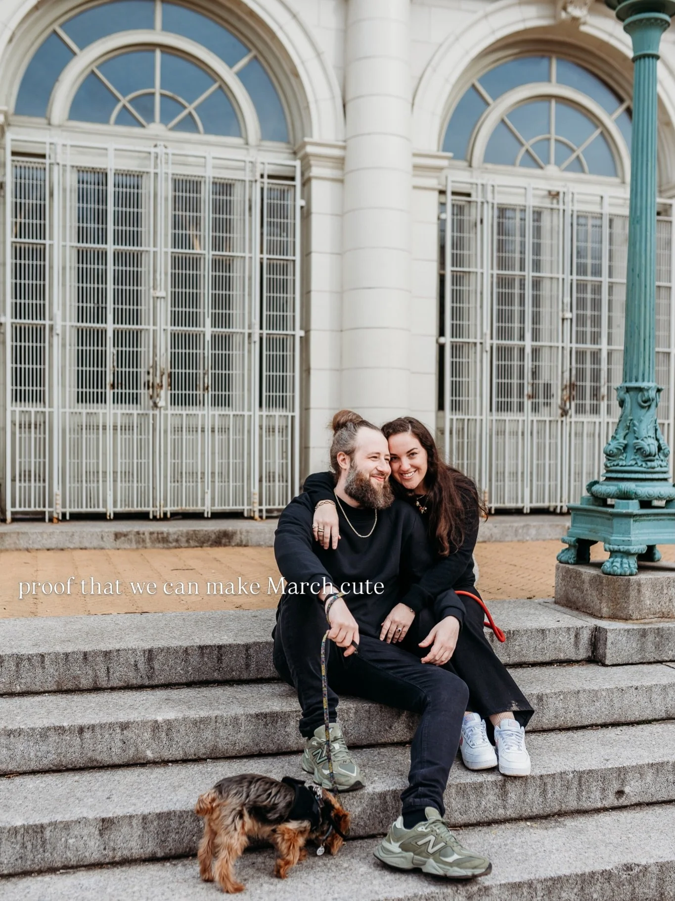 These two over here making March look cute 💁🏽&zwj;♀️

Kicking off the season with a lovely adventure to Brooklyn, and oh does my heart feel so happy. Now if we can just fast forward a few weeks to some sunshine and warmth that would be ✨ chefs kiss