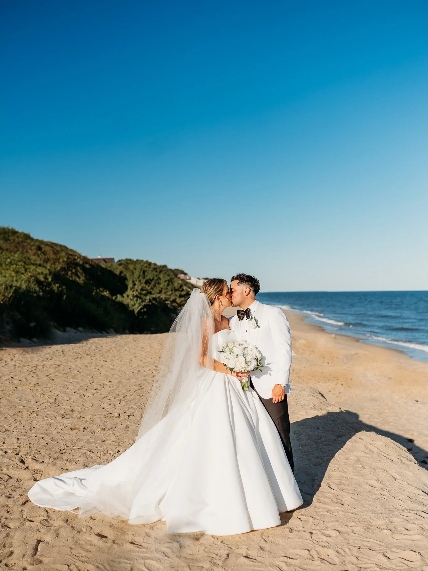 I am completely sure that these two have had the absolute best first year as husband and wife. A day full of the largest bridal party, the biggest families, and the most laughs. 

Happy first anniversary to these two &hearts;️

Cape Cod Wedding | New