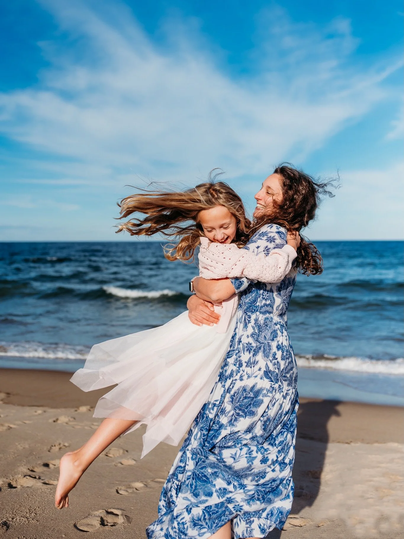 Portraits full of love and life?

Portraits full of love and life AND BLUE SKIES and fluffy clouds and laughing children and side eyes and footballs and ocean drenched clothing and moms and dads and sisters and brothers and all the love and the chaos