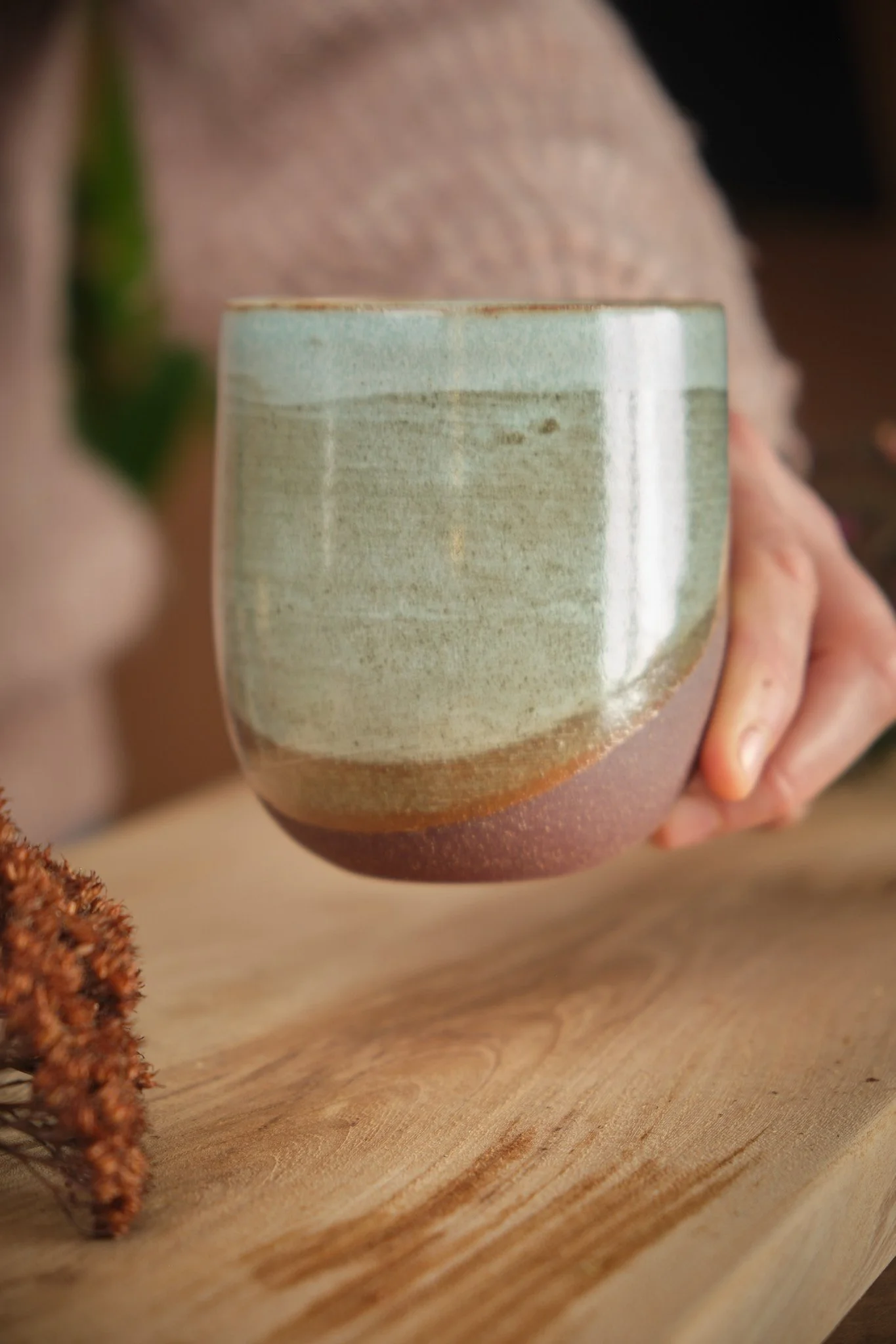 Poterie Aquitaine la PaumeTasse the rouge verte 02.jpg