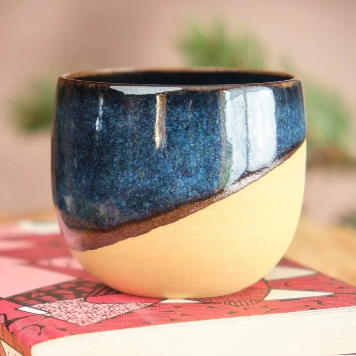 Tasse Expresso - Terre Sable émail Nuit