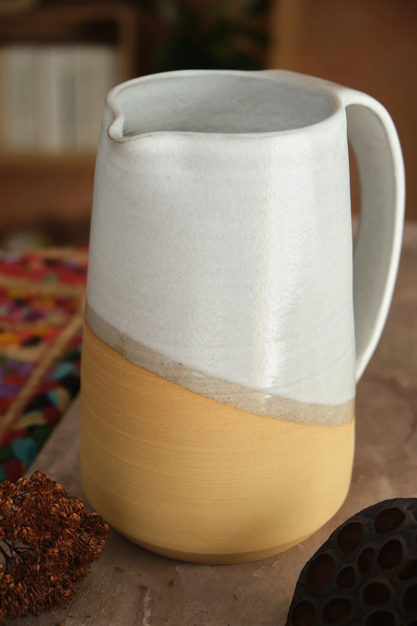 Pichet à eau en grès artisanale la paume céramique nouvelle aquitaine 02 (2).jpg