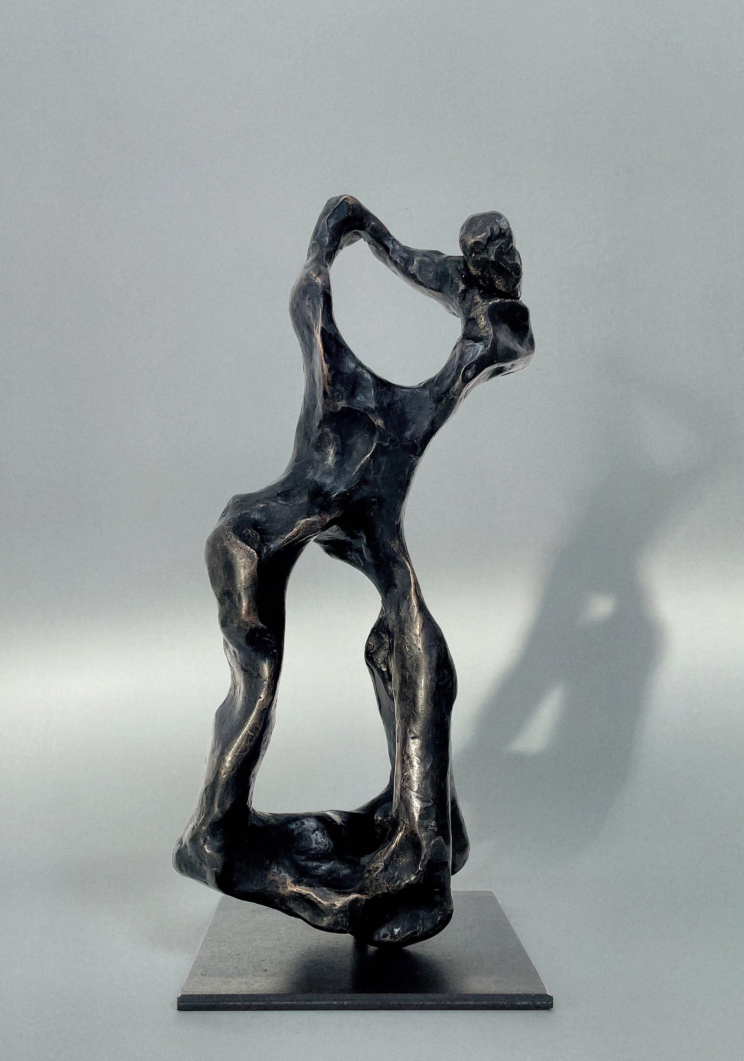 black patinated bronze/ 29cm x 9cm x 8cm