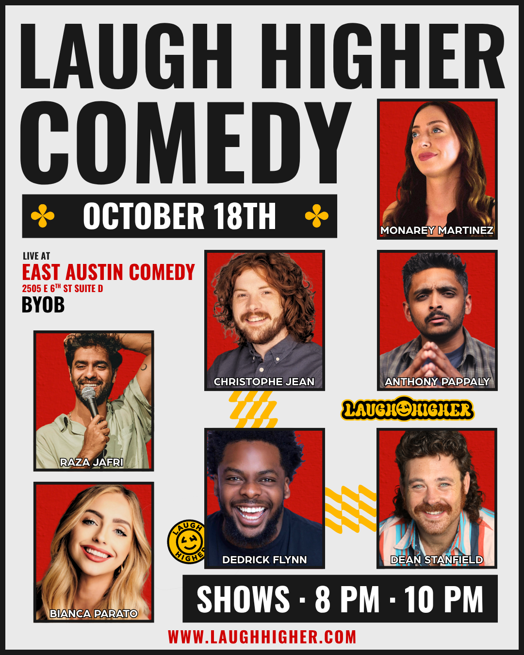 LAUGH HIGHER COMEDY SHOW | 10 PM