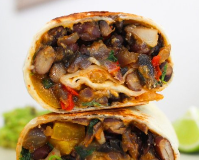 Six Dinner Sid Vegan Burrito