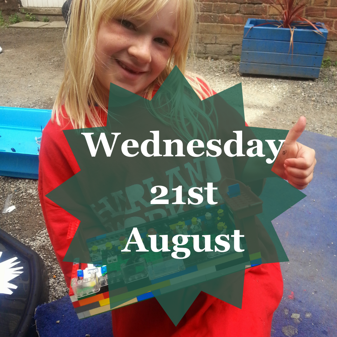 21st  August Build with lego session
