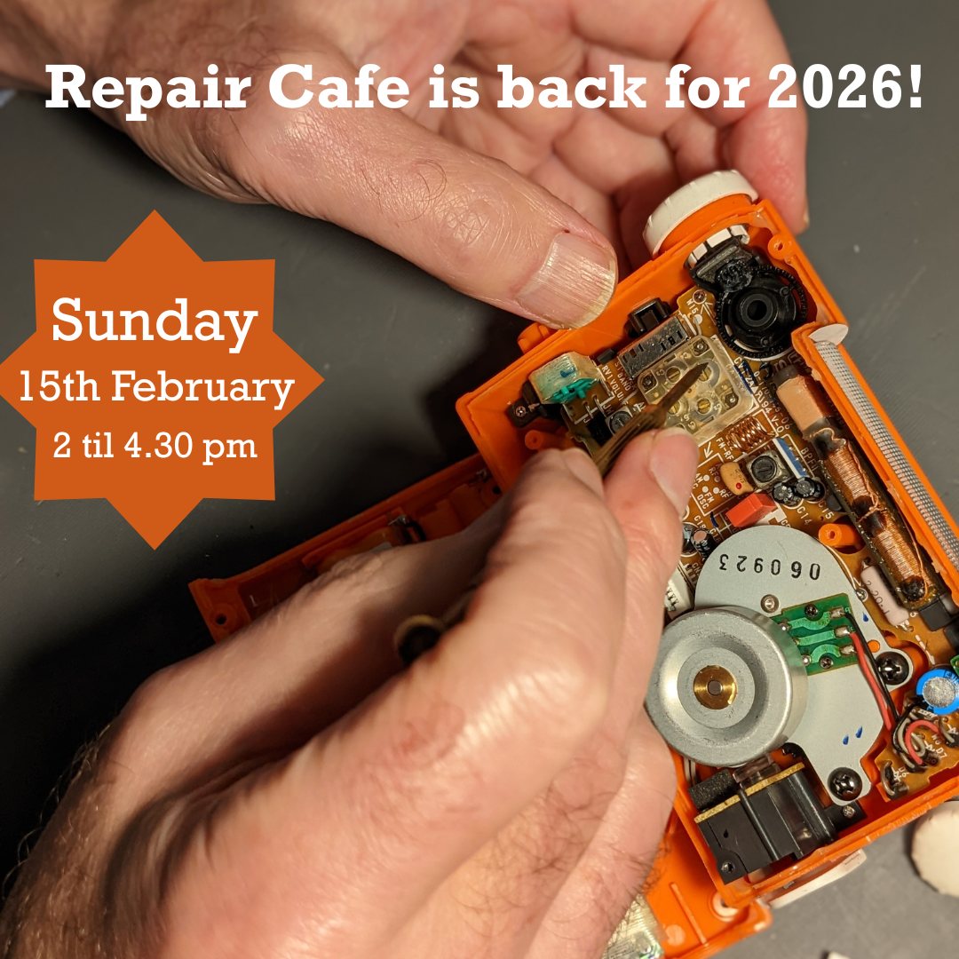 Repair Cafe back for 2026 😊🍰🔧🔨