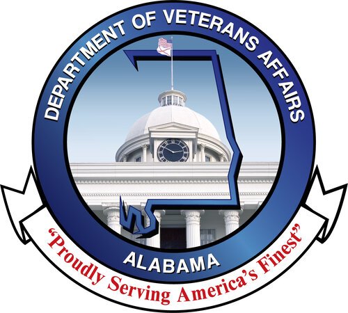 Alabama Department of Veteran Affairs logo.