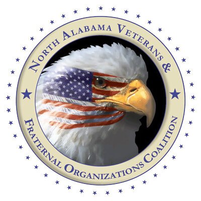North Alabama Veterans &amp; Fraternal Organizations Coalition logo.