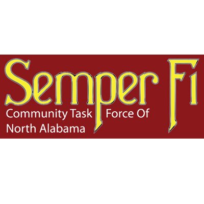 Semper Fi Community Task of North Alabama logo.