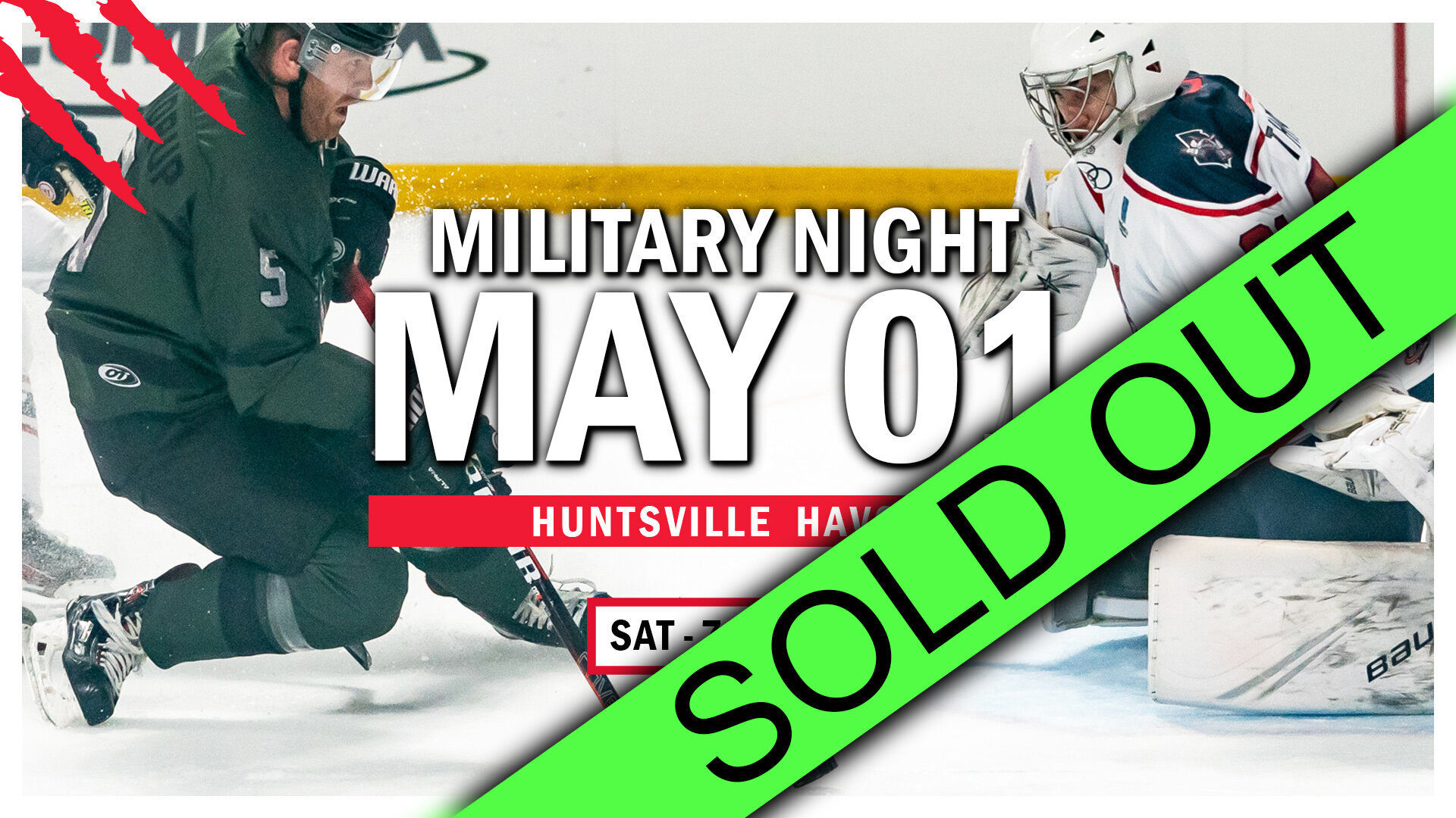 March 19, 2022 - Military Appreciation Night: HAVOC Hockey