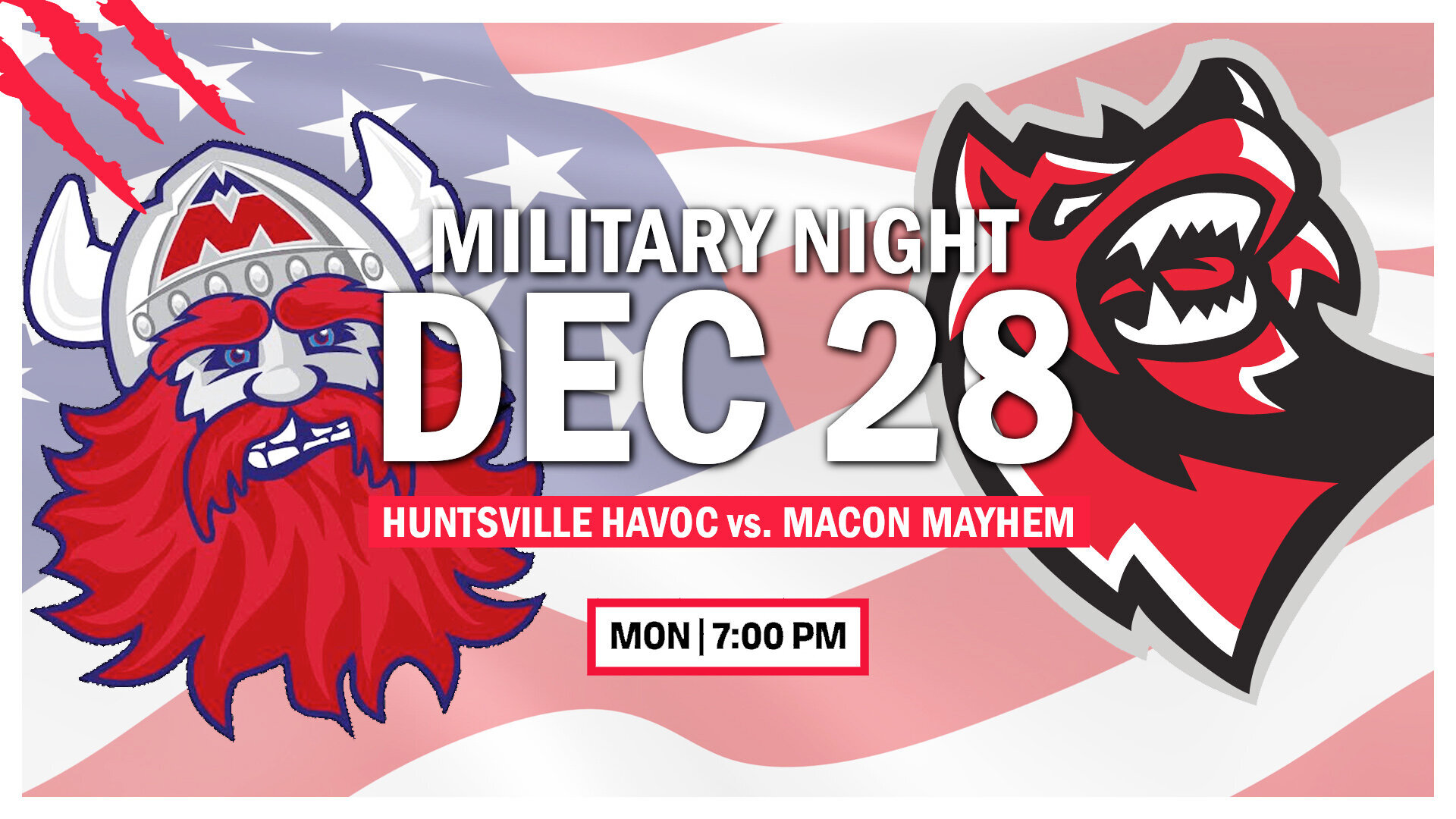 Huntsville Havoc hockey team honors military, Win Or Lose