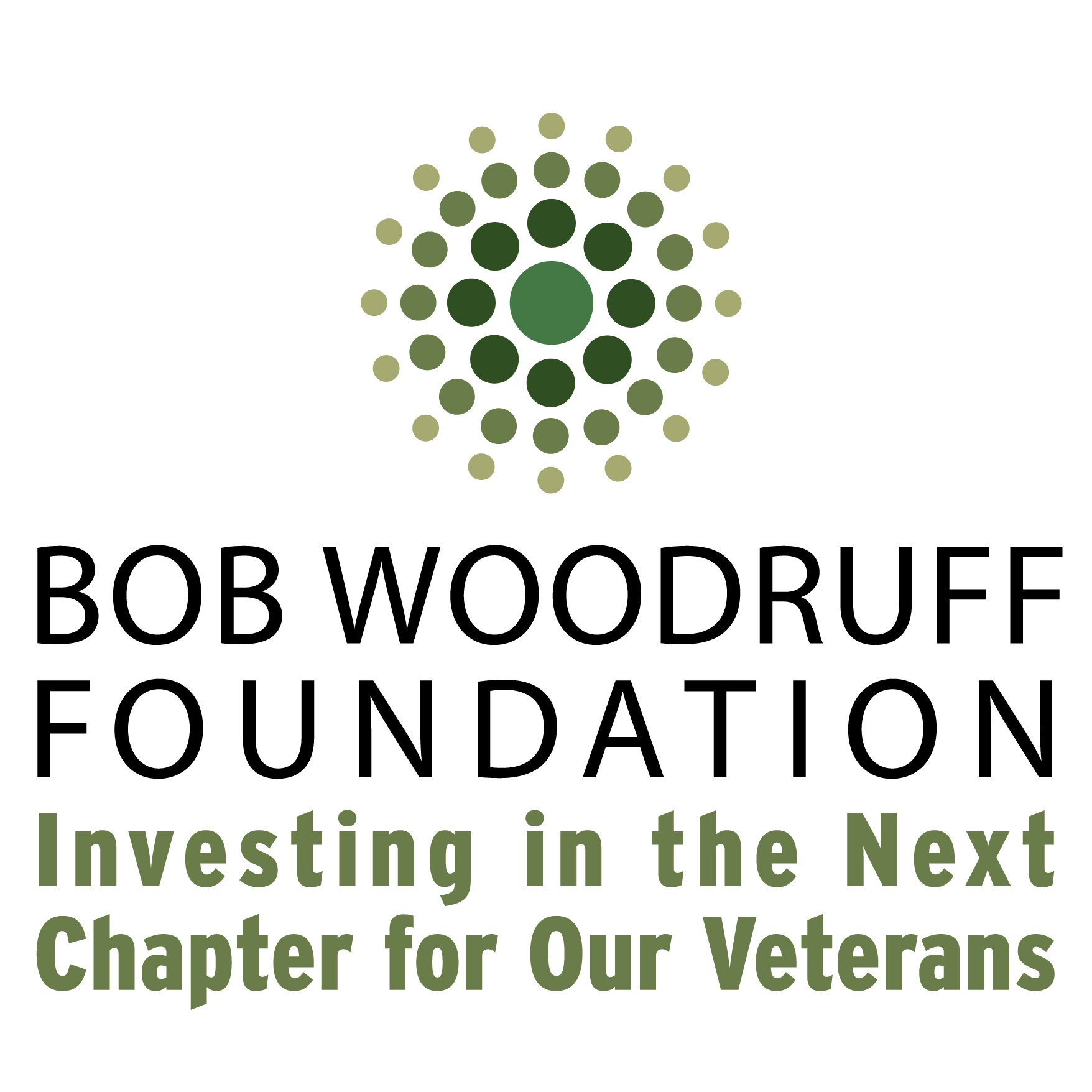 Bob Woodruff Foundation, Investing in the Next Chapter for our Veterans logo.