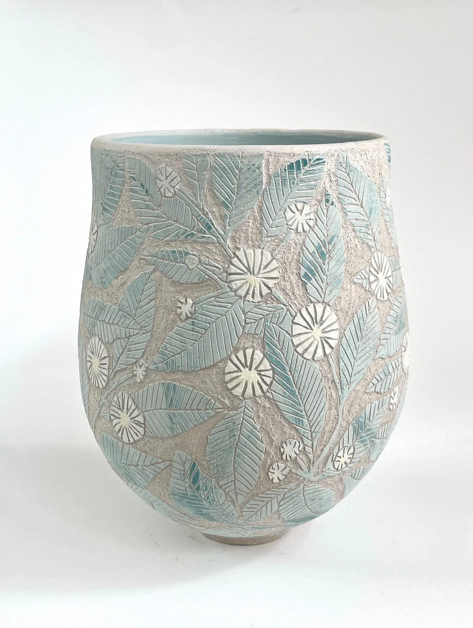 Callicoma. Unfired greenware from my Wollemi series.