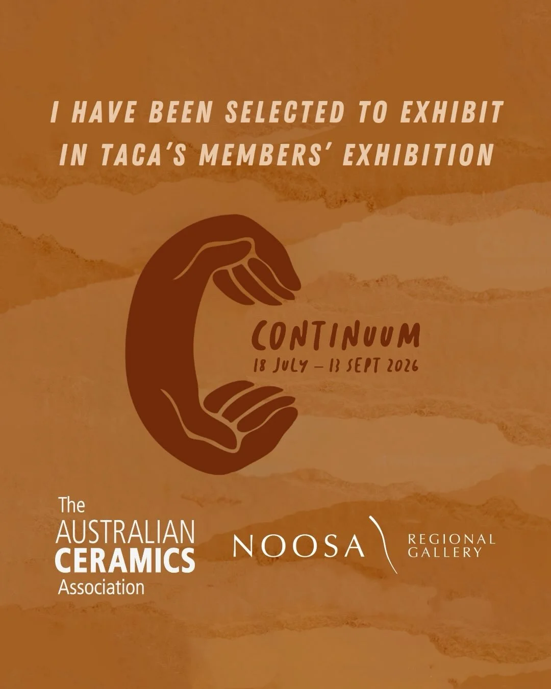 Thrilled to be part of Continuum, this year&rsquo;s @australianceramics members&rsquo; exhibition at @noosaregionalgallery 🥳 The work Il&rsquo;l be showing is &lsquo;Cassinia&rsquo; from my Wollemi series, created during my residency at @bigciaustra