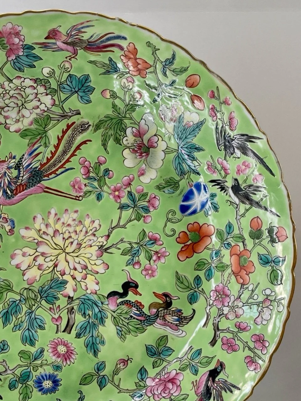 Floral explosion at  @peranakanmuseum Singapore. Ceramics, embroidery, beading and batik. My husband is Peranakan, a descendent of migrants to the Malay archipelago (from China, in his family&rsquo;s case) whose culture is a distinctive blend of impo