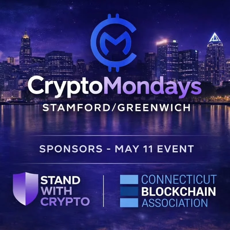 CryptoMondays in Stamford/Greenwich, Featuring Jeffrey Wallis, CEO Of N3XT, A Full-Reserve Digital Bank