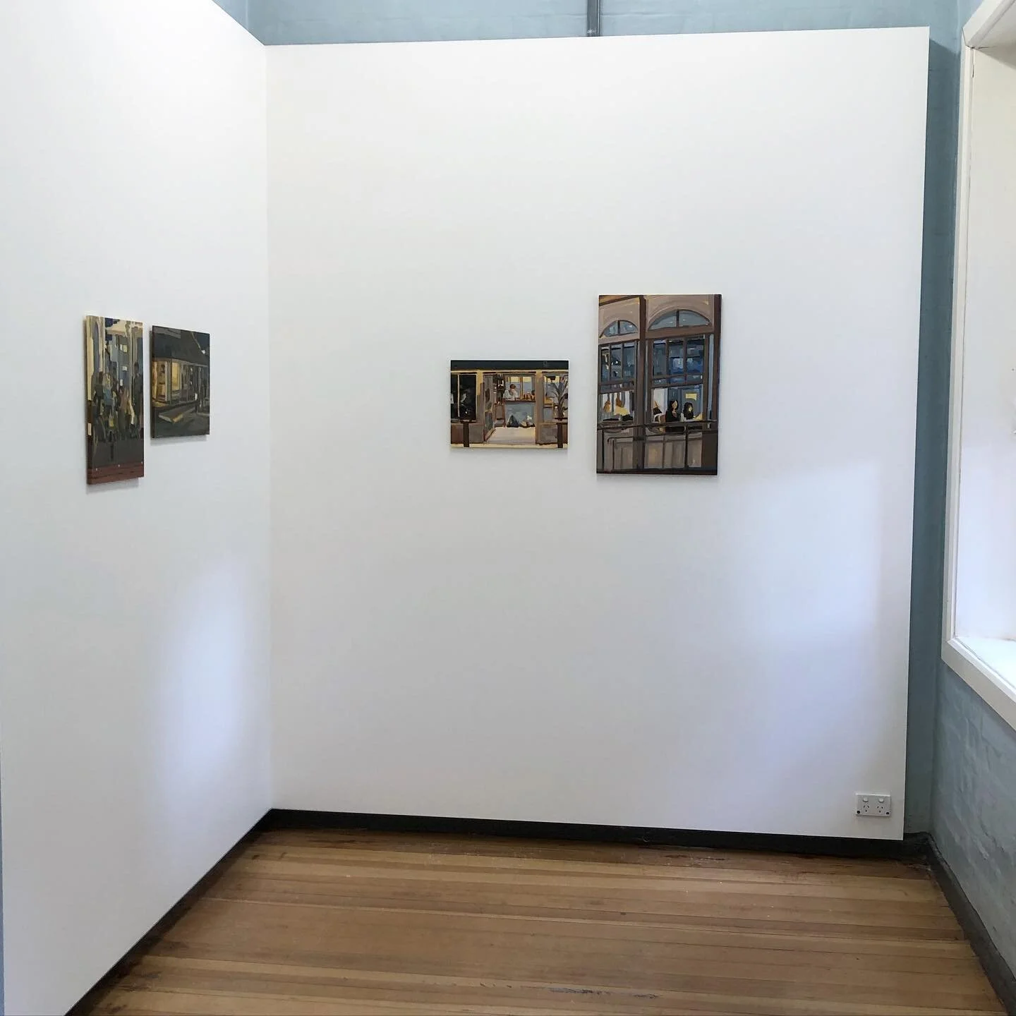 Install shot of my paintings from the 2021 graduate exhibition

Have I harped on about this enough? TODAY is the last day to view the graduate exhibition - 22 emerging artists - it&rsquo;s one hell of an exhibit! :)

#artexhibition #painting #officia