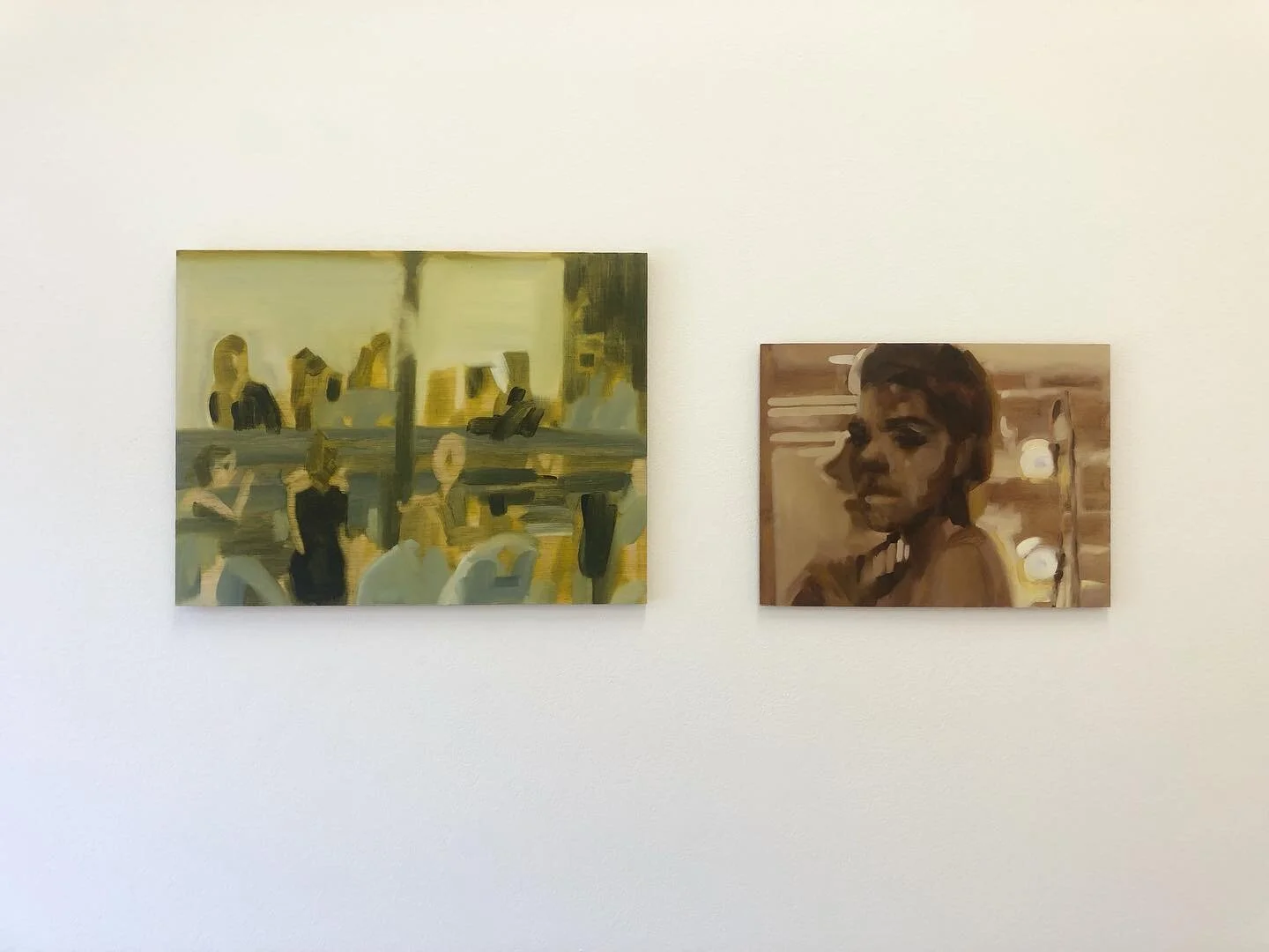 Today is the last day to view the graduate exhibition in person - open 9-5pm @adelaidecentralschool 

These works pay homage to the minutiae of life within the social spaces of my neighbourhood through Autumn / Winter of 2021

I try to emanate the di