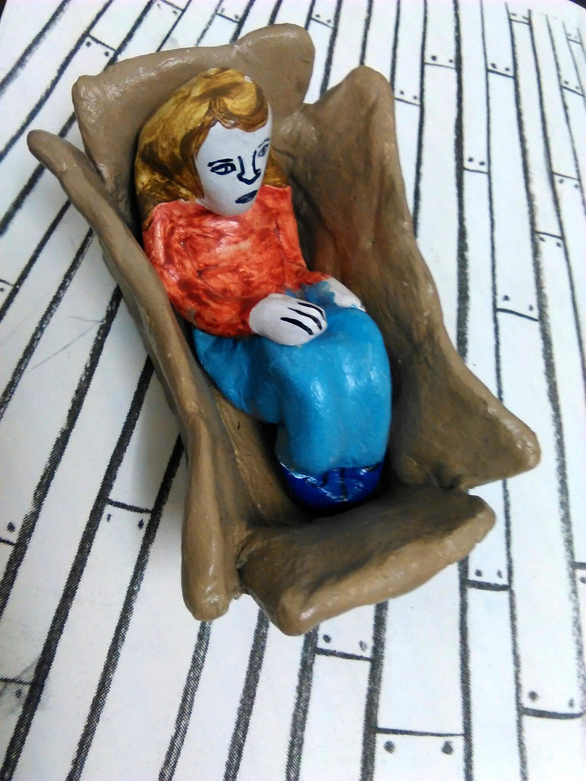 Small Sculpture: Box Person