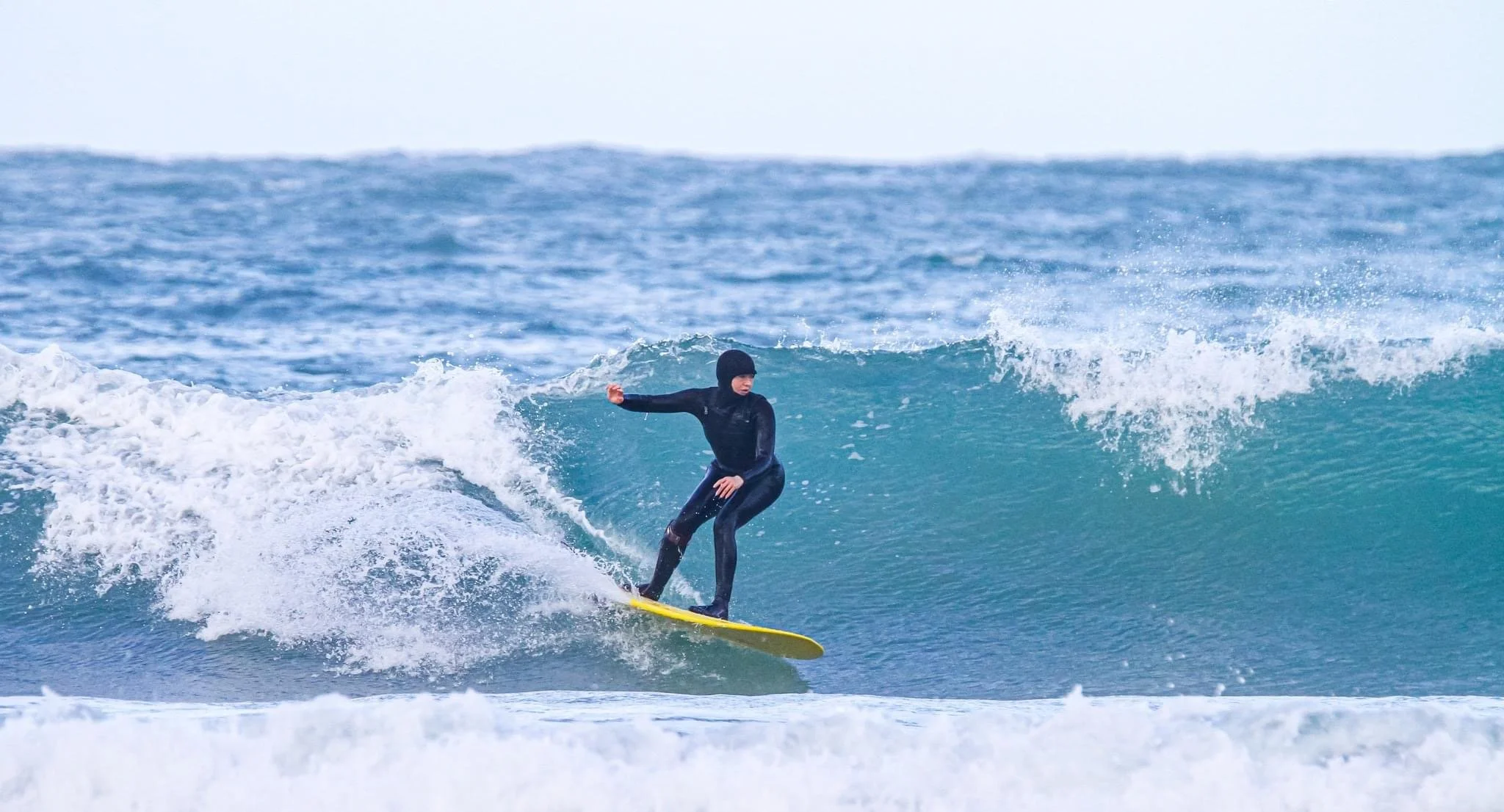 Surfing in Newquay, Cornwall