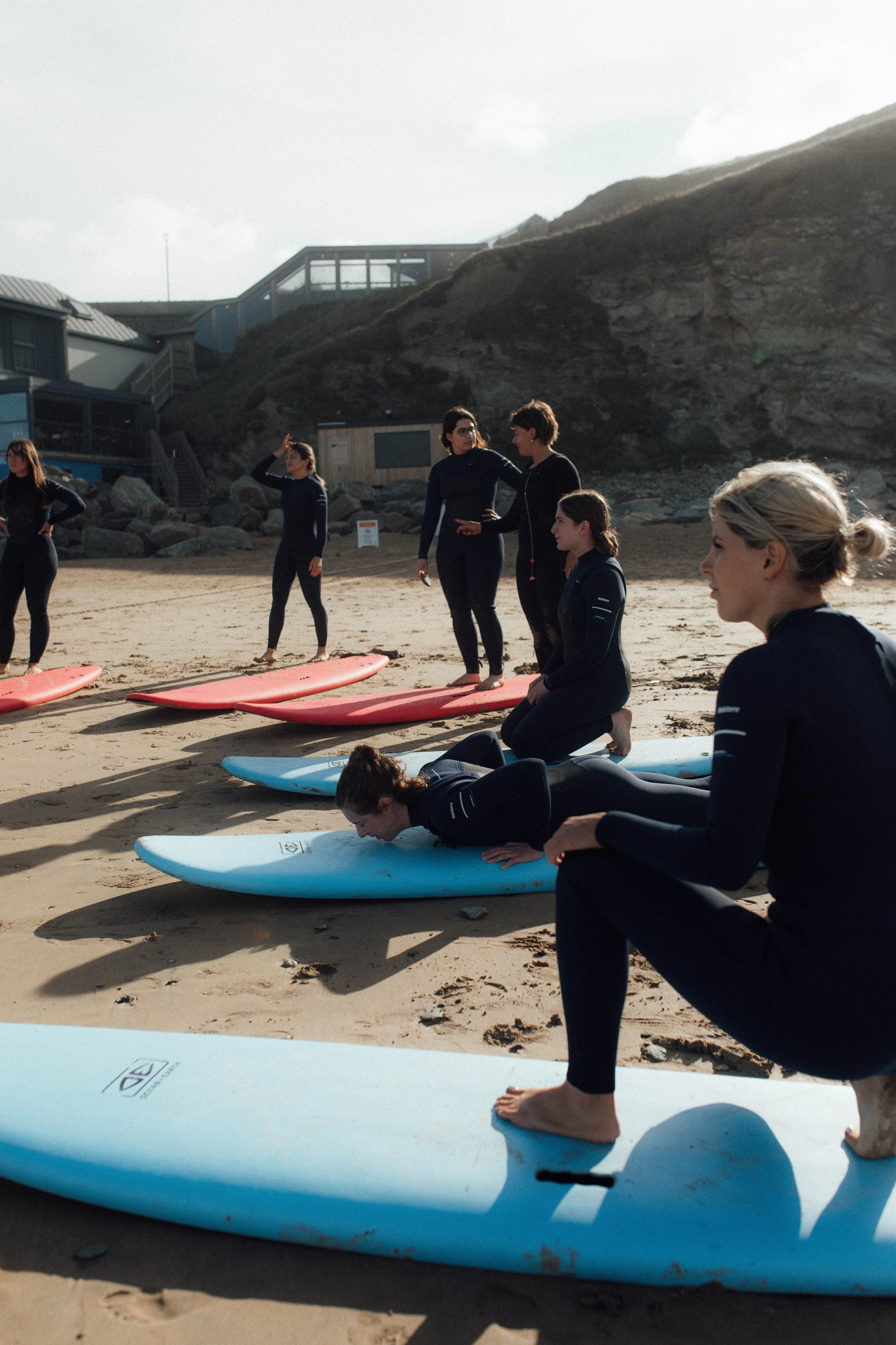private surf lessons on watergate bay
