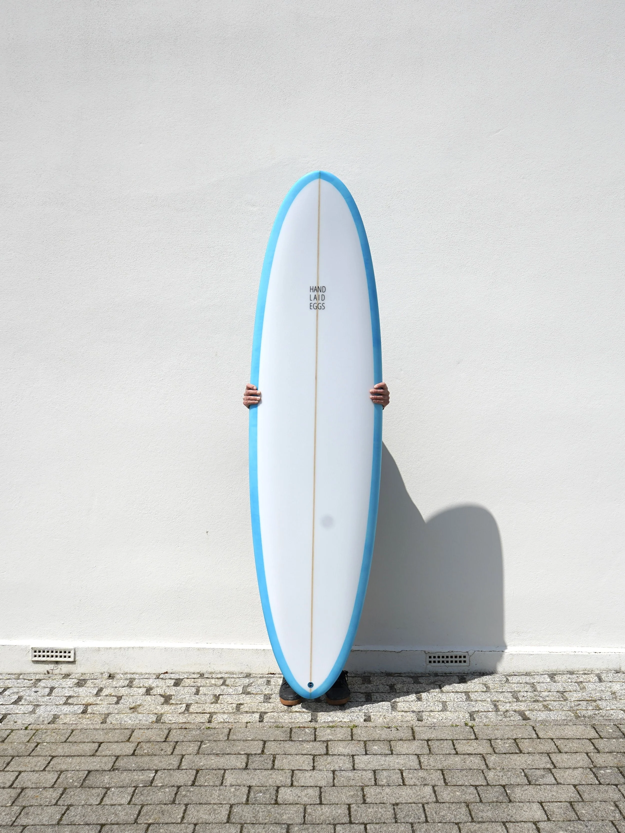 Sunny Side Up mini-mal surfboard – top view