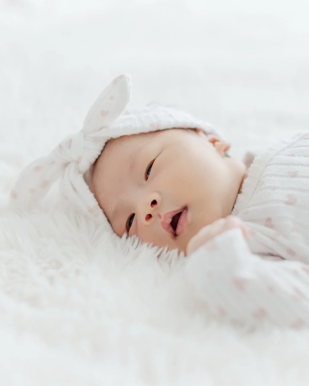 Sweet dreams, little one 🤍
These sleepy newborn days go fast&mdash;but this moment is forever.