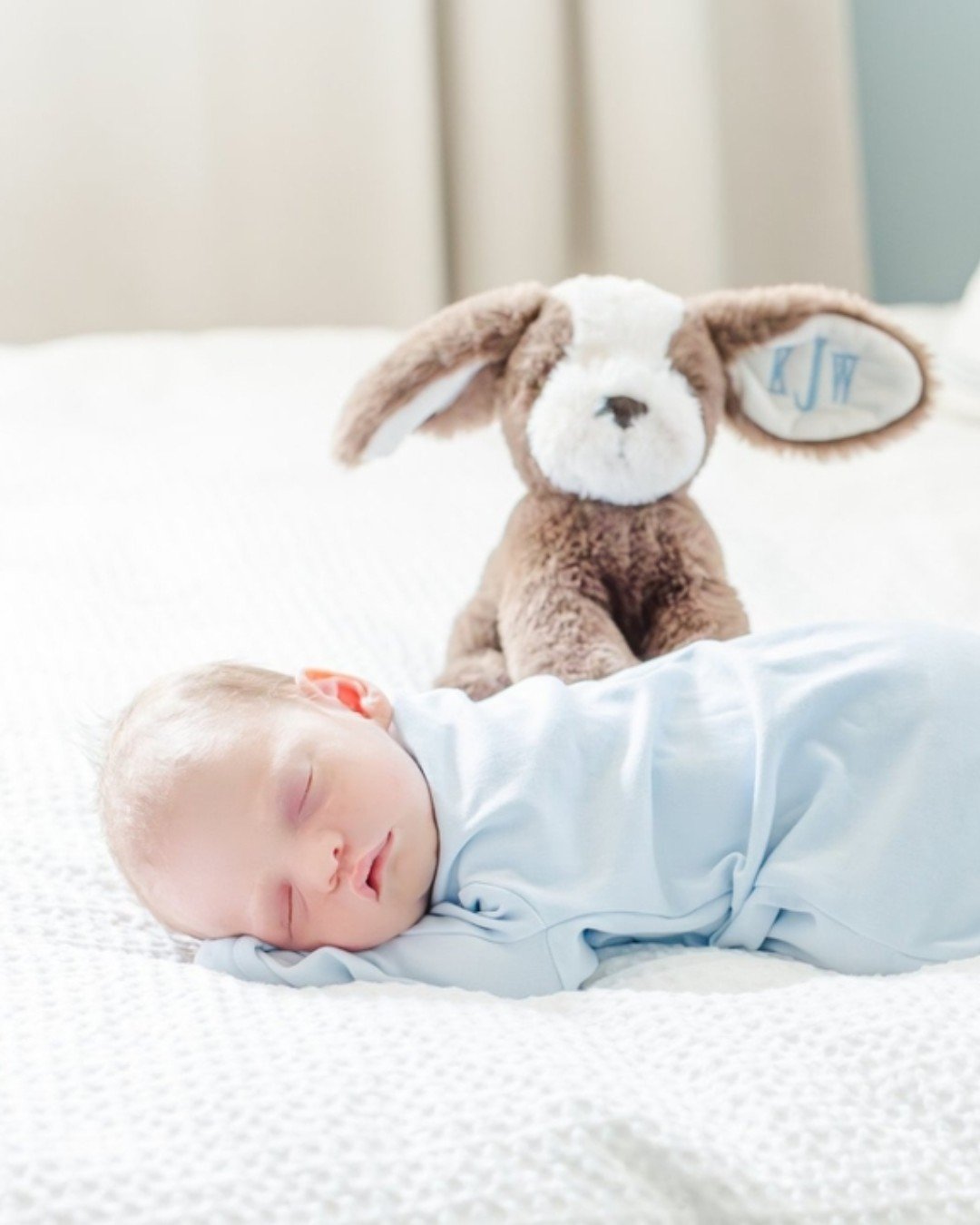 The blue swaddle. The monogrammed bunny that's been waiting since before he arrived. 🤍
.
This is what newborn sessions are for. Greenville, SC and surrounding Upstate South Carolina &mdash; booking link in bio.
.
#greenvillenewbornphotographer #upst