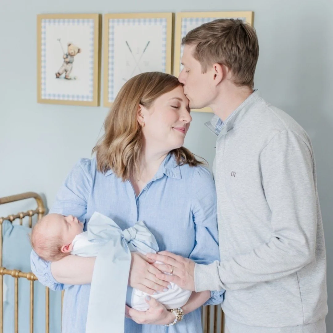 New parents. Brand new baby. A room that was ready before he was.
.
If you're looking for a Greenville newborn photographer who shoots in your home, in your space, without making it weird &mdash; that's me. Link in bio.
.
.
.
#greenvillenewbornphotog