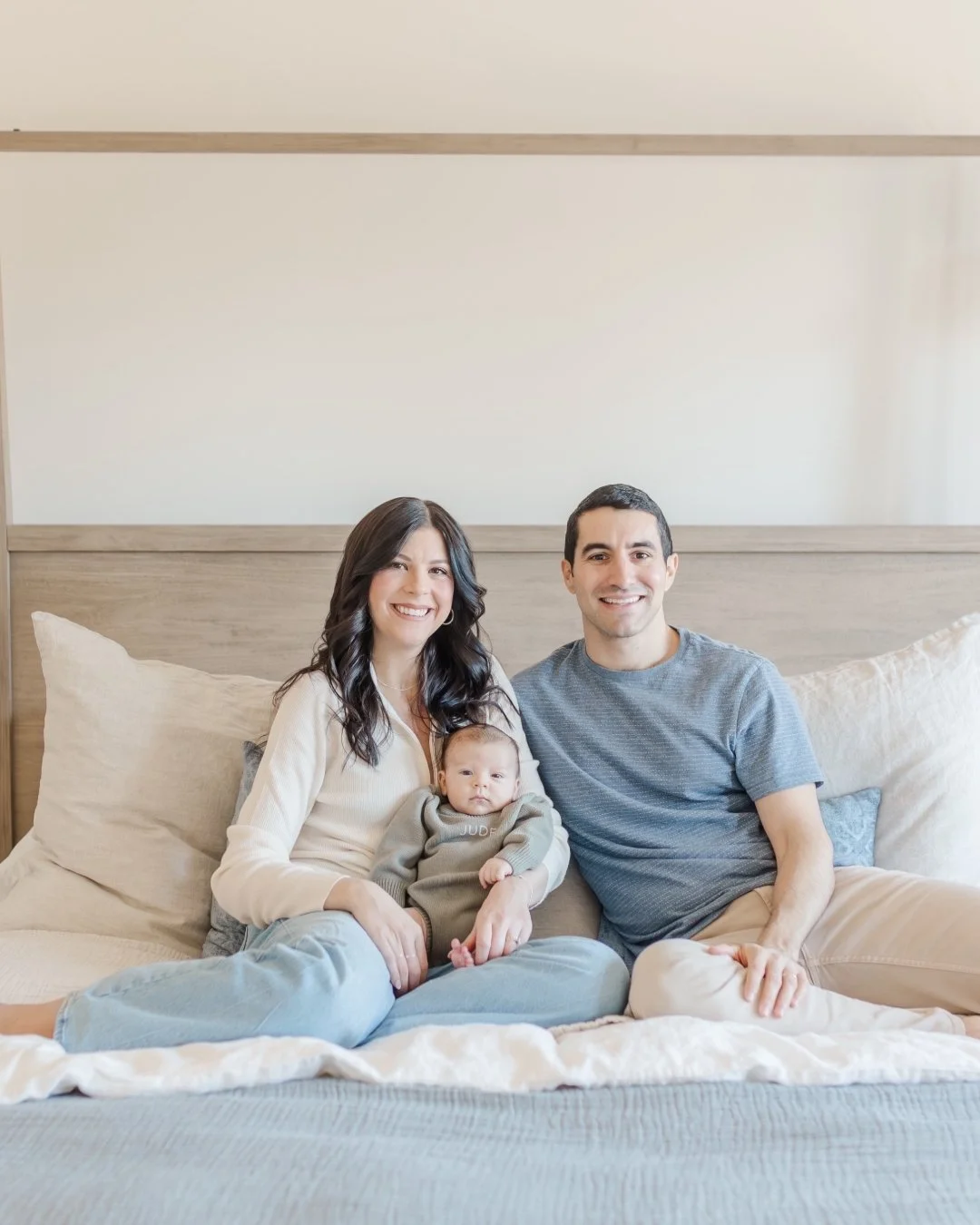 There is something about the way a family looks at each other in those first few weeks home that you just can't recreate later. No posing required. Just your people, your space, and the light coming through your own windows.
 
This is exactly what an