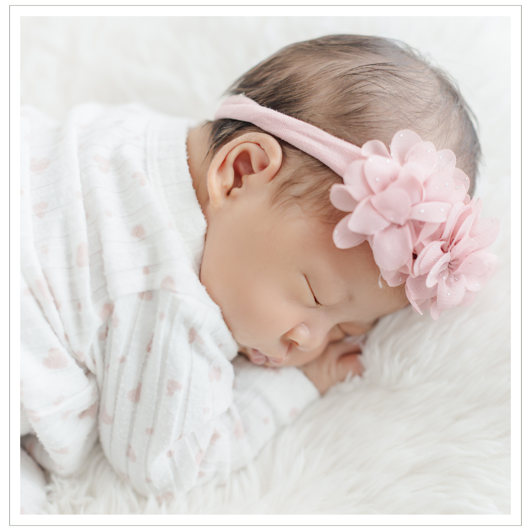 Newborn baby sleeping  greenville SC lifestyle newborn photos