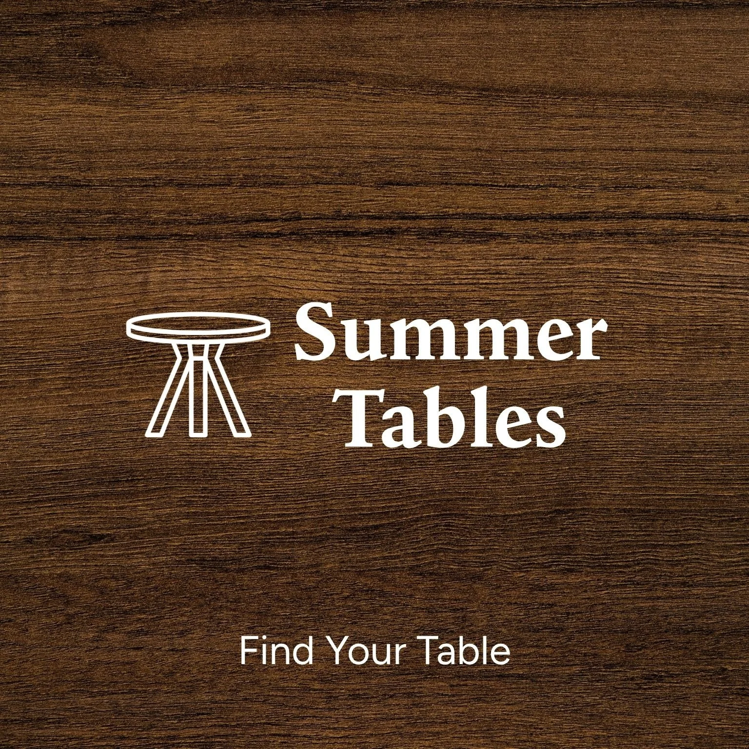 Summer Tables