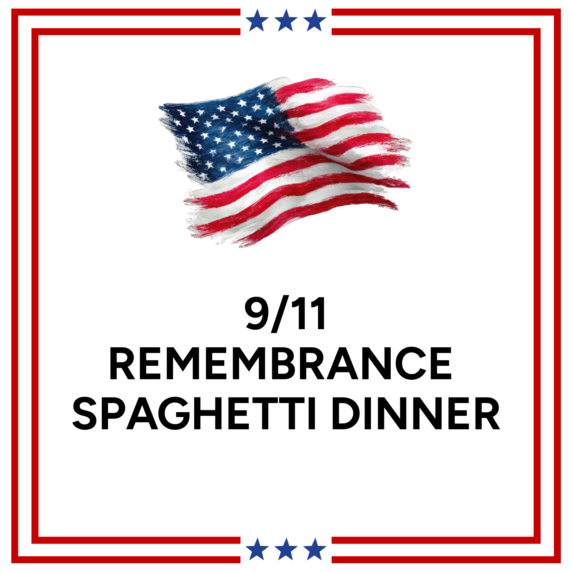 9/11 Remembrance Spaghetti Dinner