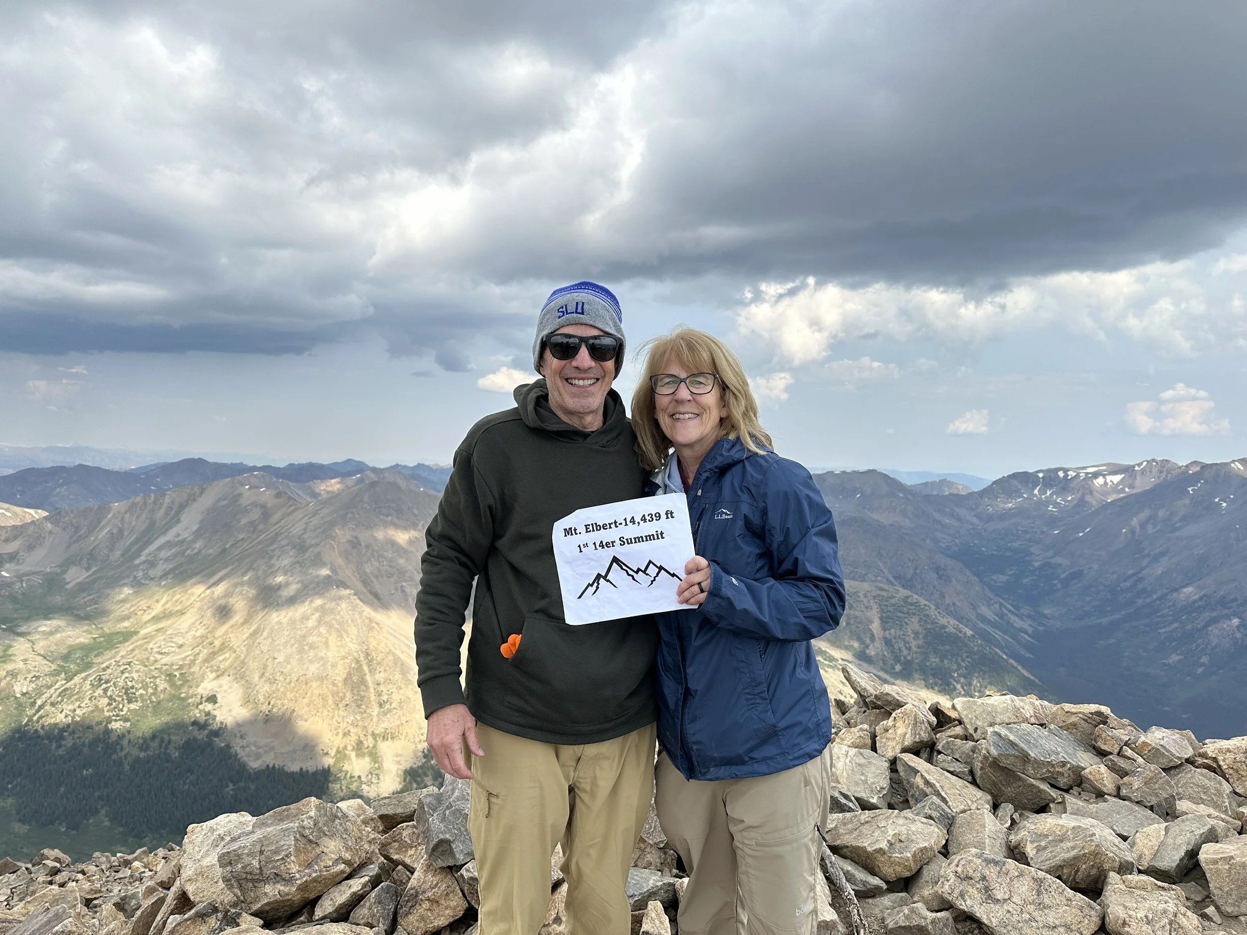 Summit of Mount Elbert Colorado