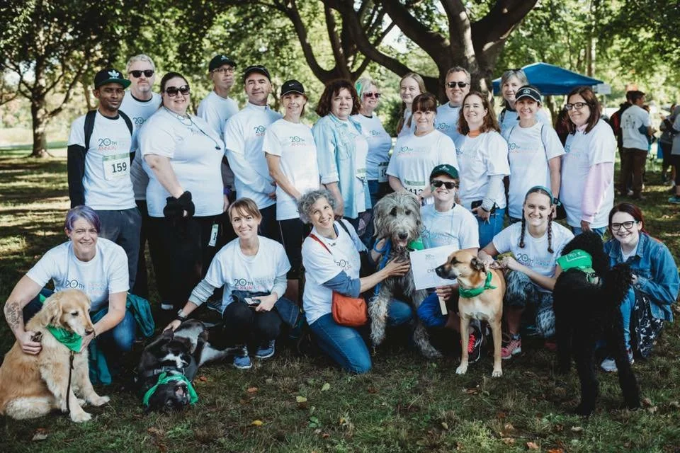 team CHOWDER at the Samaritans Hope 5K Run/Walk for Suicide Prevention.