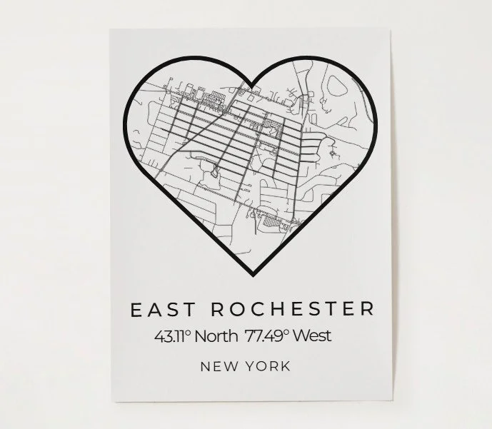 ER MAP POSTER NO FRAME