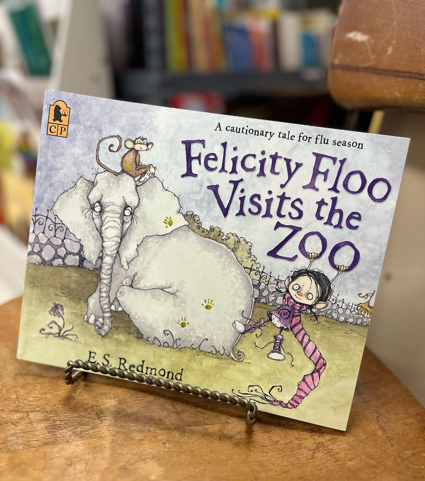 Next week our friends are headed to the zoo, so today we got to read about Felicity Floo. She wiped her red runny nose without a tissue, leaving behind handprints of green residue on the llamas and lizards and pink cockatoos. #rhymetime #heykids #wat