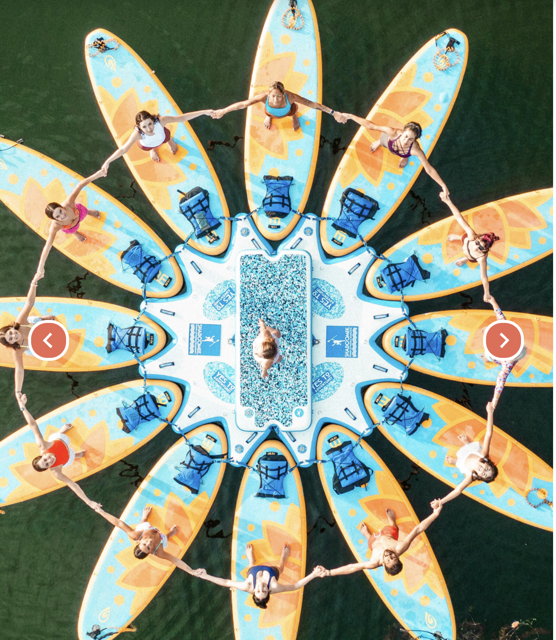 Rowing Dock: Floating SUP Yoga Class 