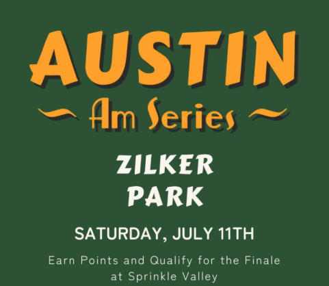 2026 Austin Am Series Qualifier Disc Gof- Zilker