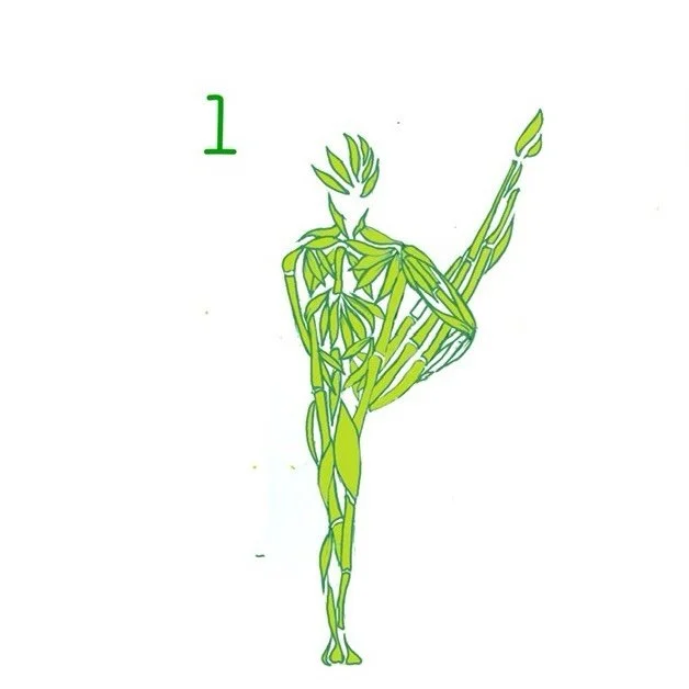 This is our one bird bam, in the bird of paradise yoga pose. Not an easy pose, and not an easy game! Mah-jongg is so fun, yet complicated and somewhat obsessive! We can&rsquo;t stop playing!

So this new mah-jongg set called the Om set will be coming