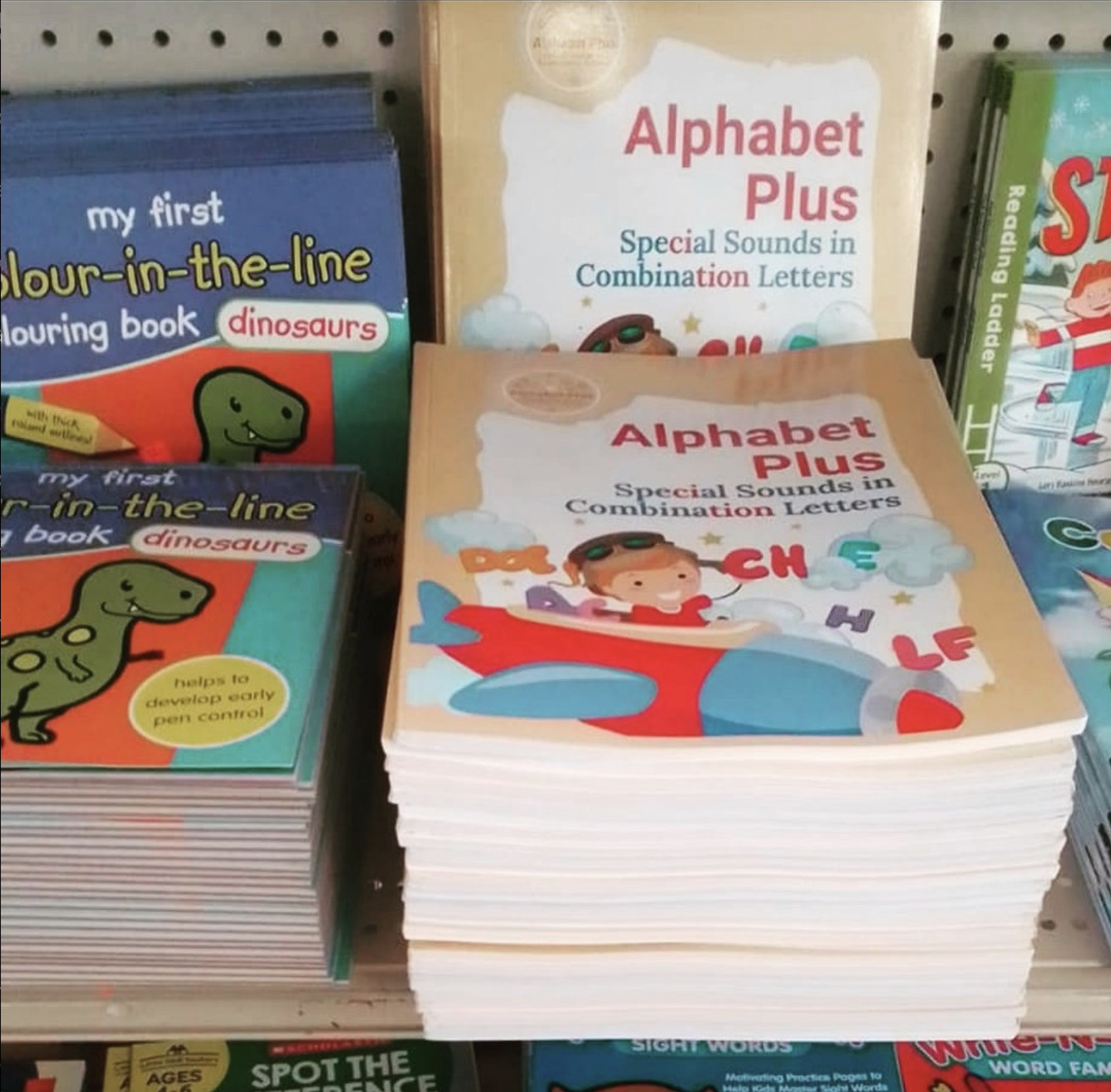 Alphabet Plus Worksheets in Bookstore