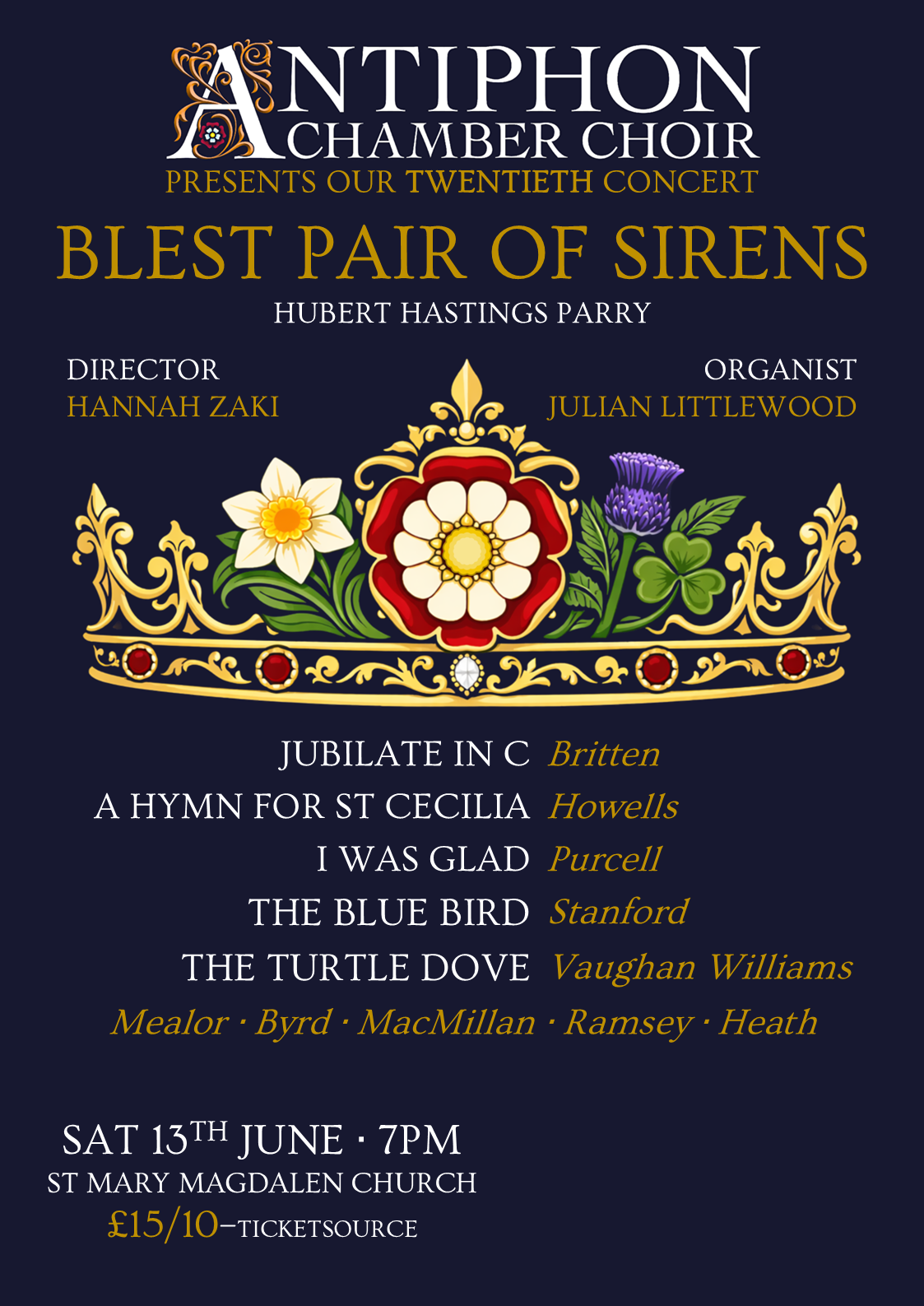 Antiphon Chamber Choir: Summer Concert